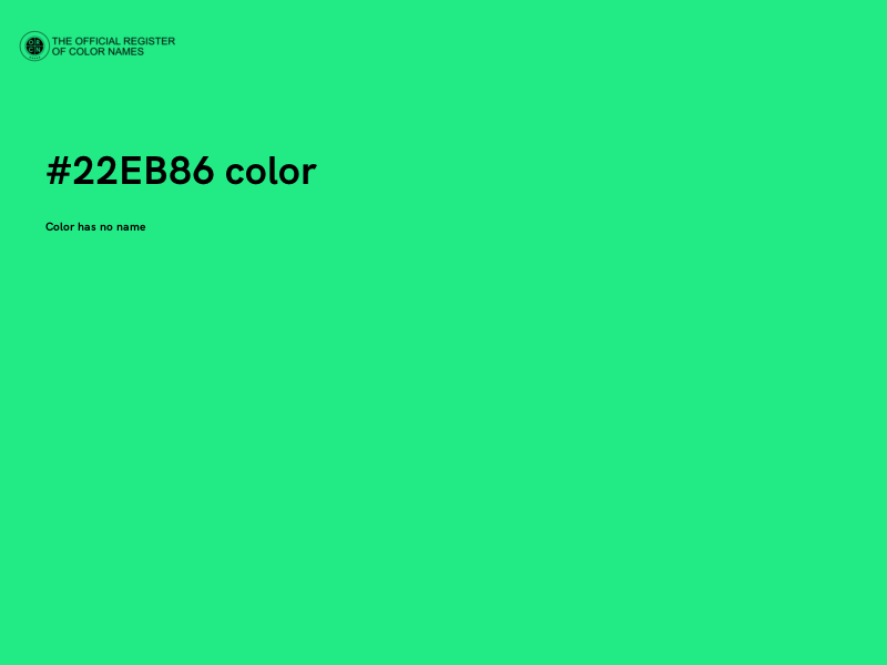 #22EB86 color image