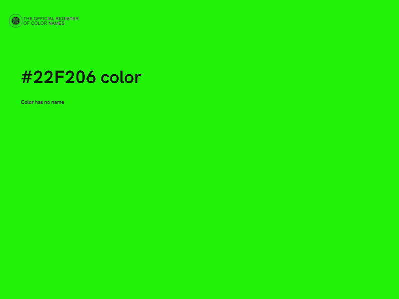 #22F206 color image