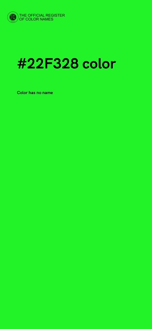 #22F328 color image