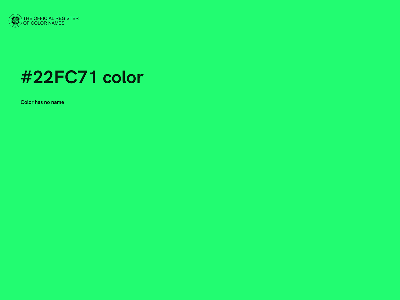 #22FC71 color image