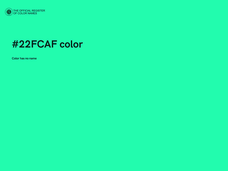 #22FCAF color image