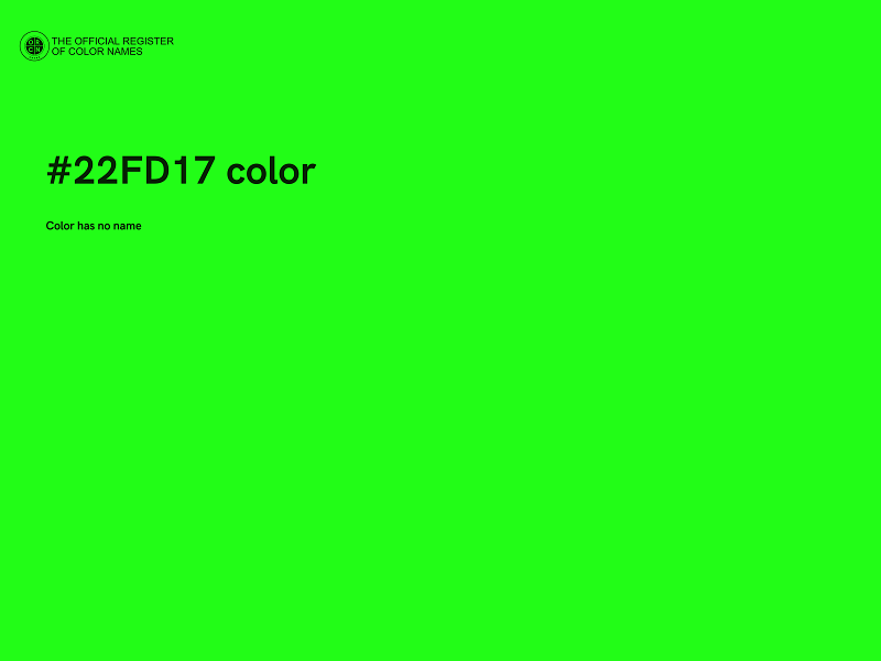 #22FD17 color image