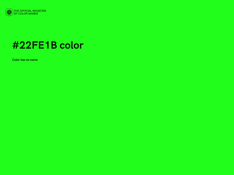 #22FE1B color image