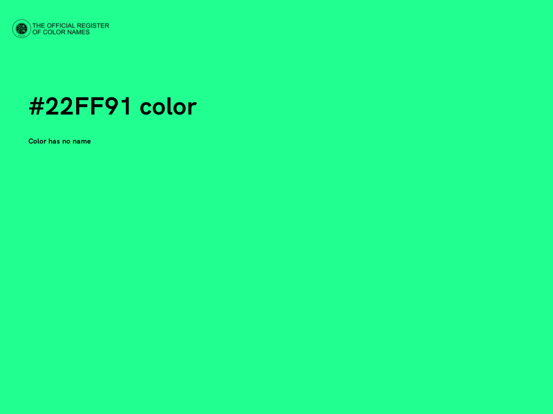 #22FF91 color image