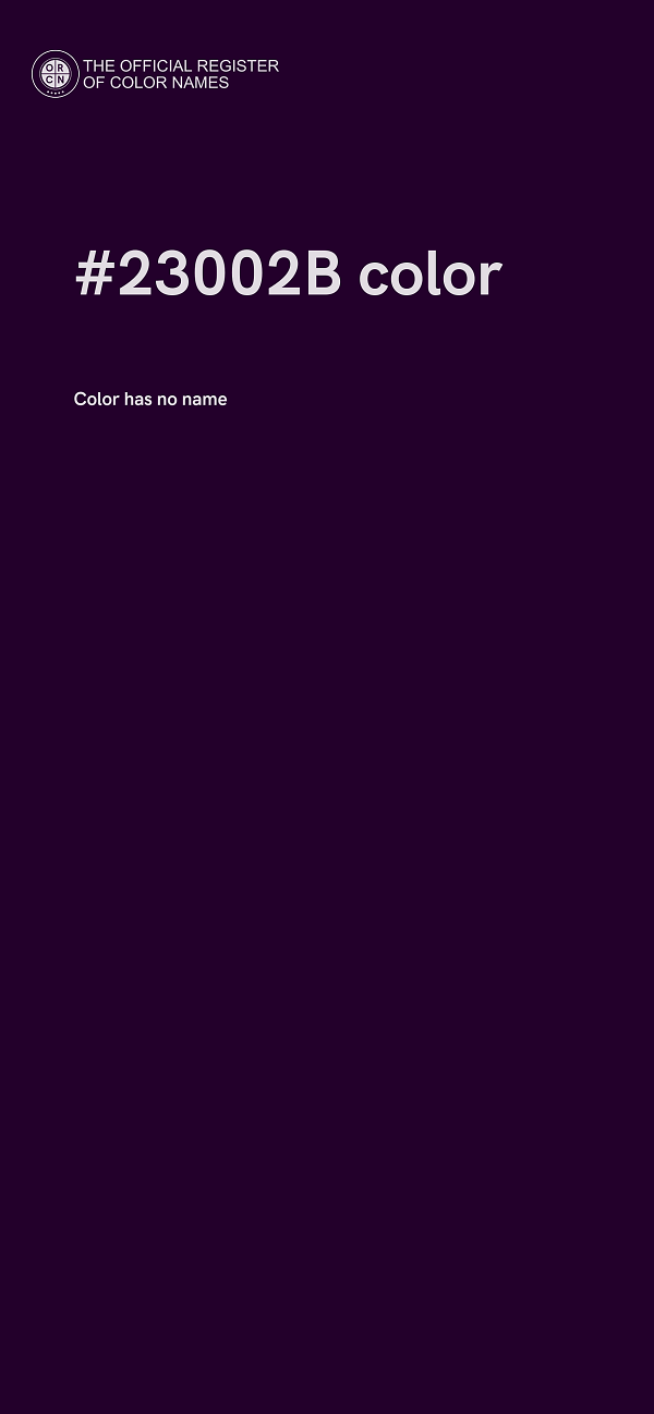 #23002B color image