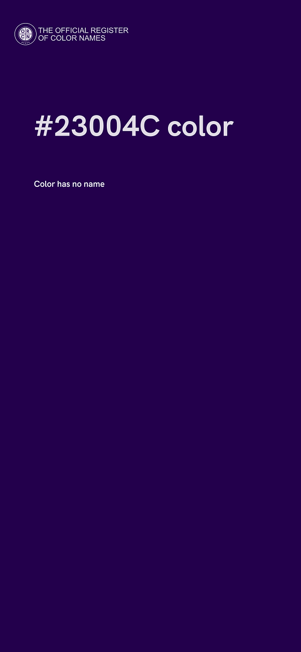 #23004C color image