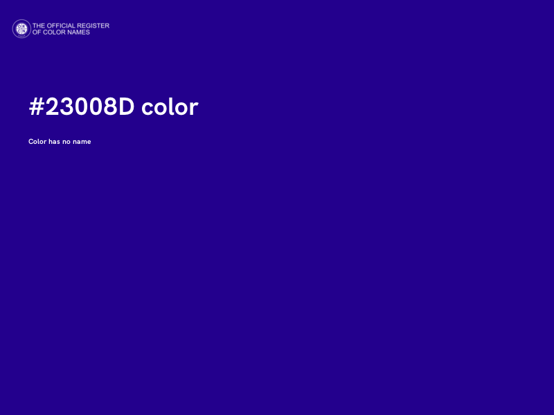 #23008D color image