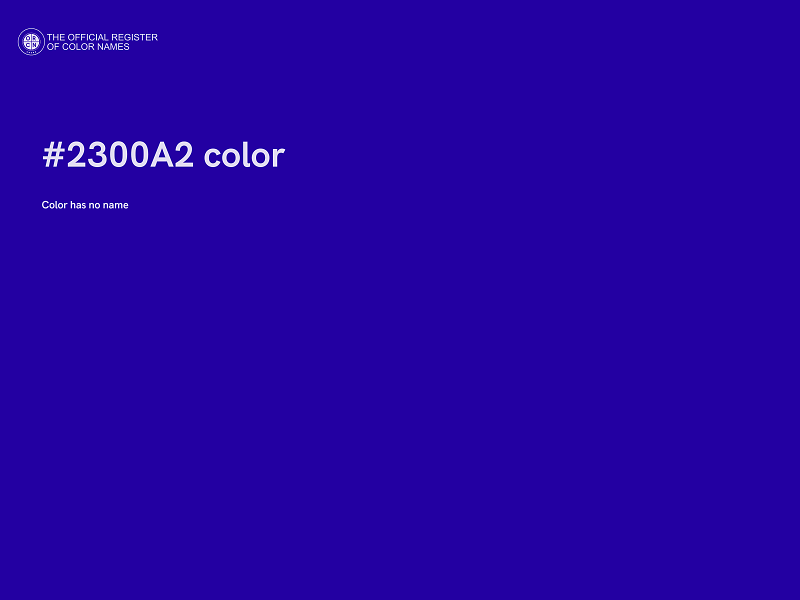 #2300A2 color image