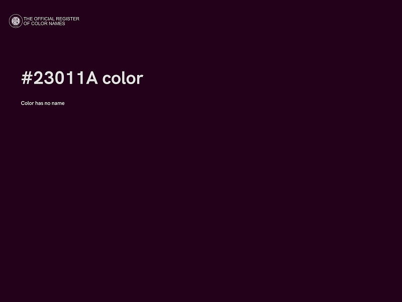 #23011A color image