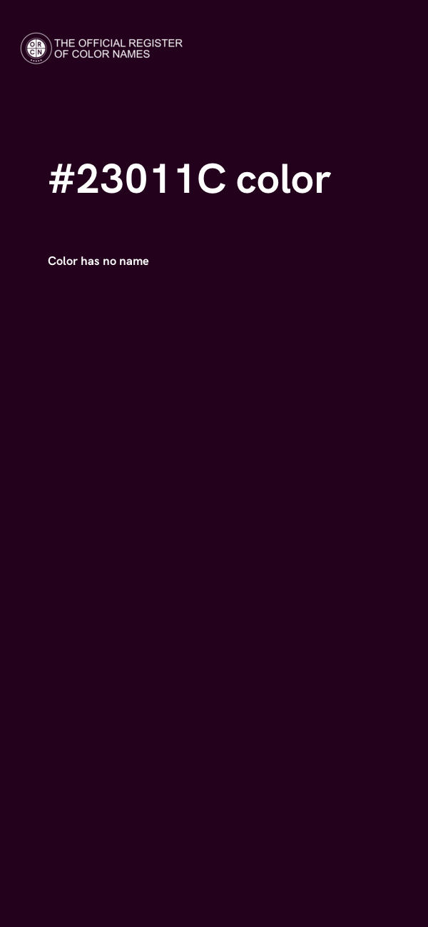 #23011C color image