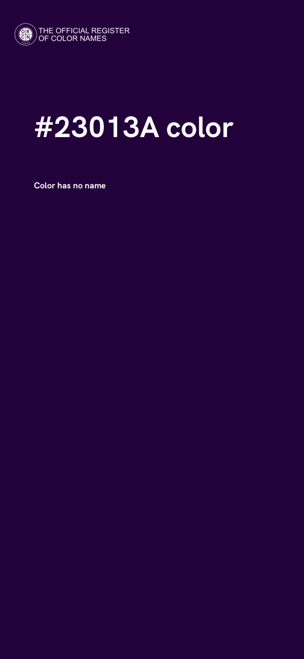 #23013A color image