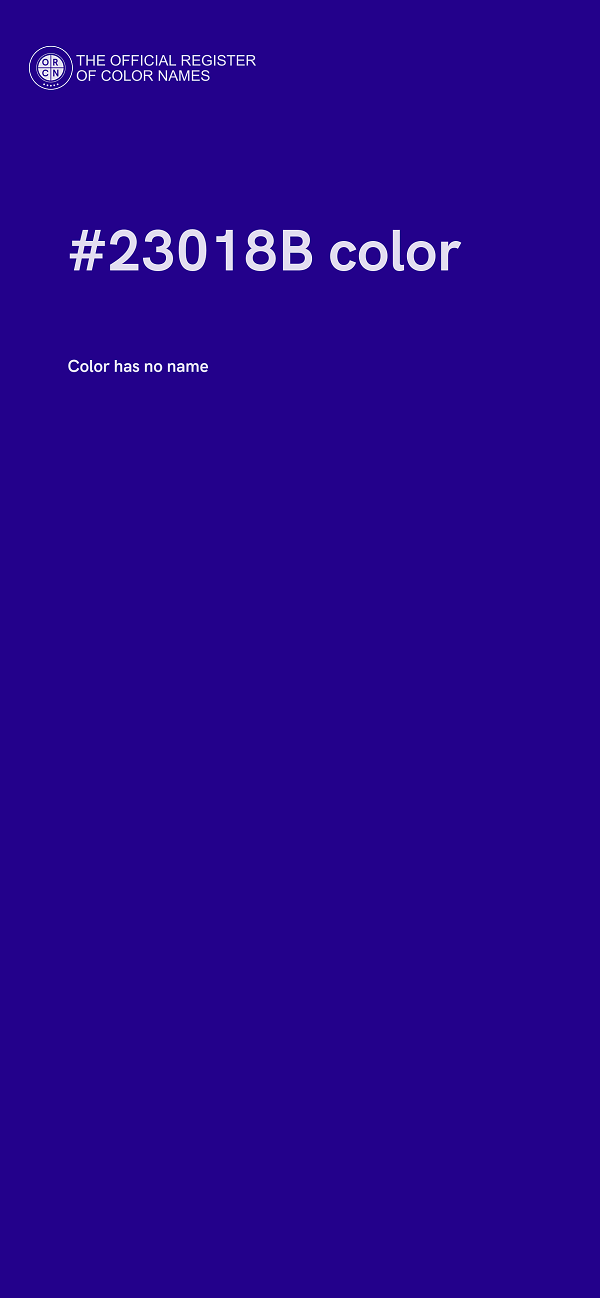 #23018B color image