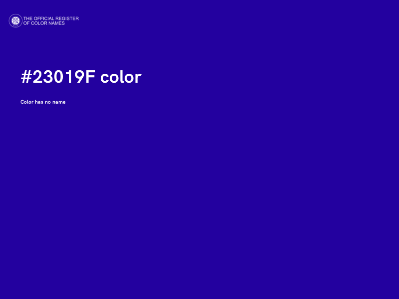 #23019F color image