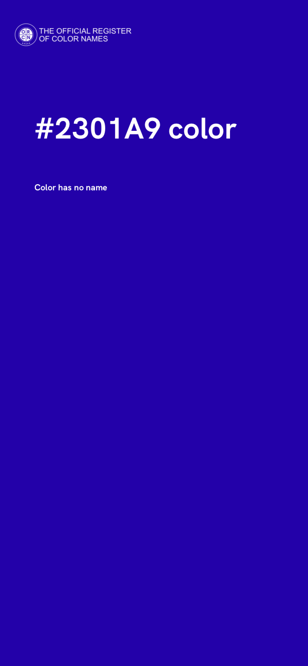 #2301A9 color image