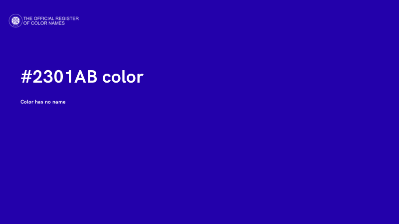 #2301AB color image