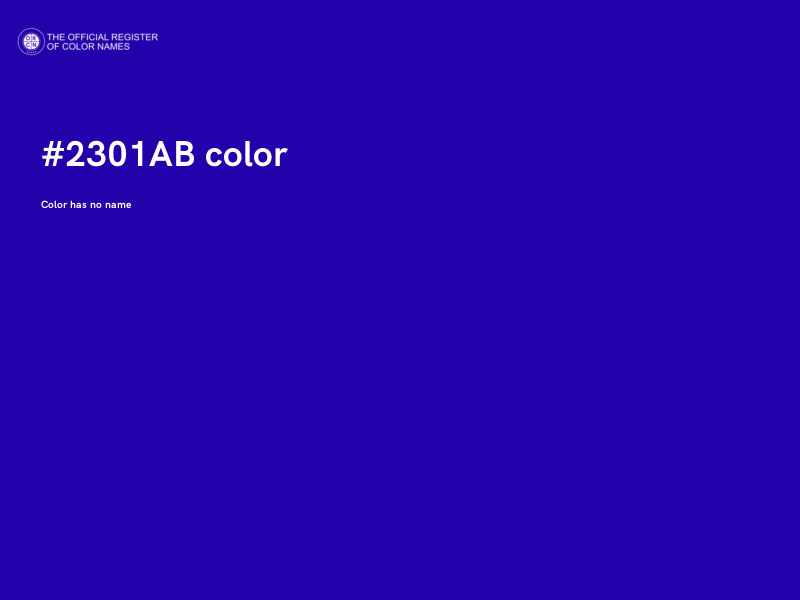 #2301AB color image