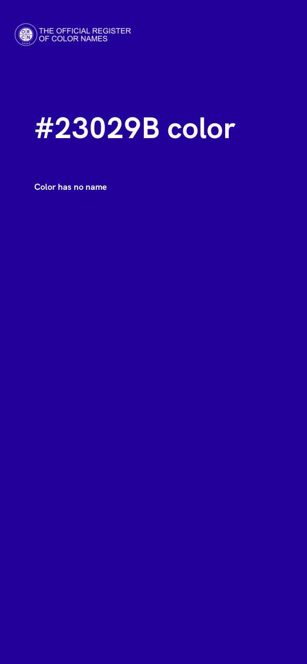 #23029B color image