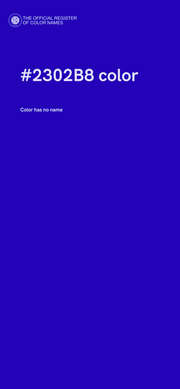 #2302B8 color image