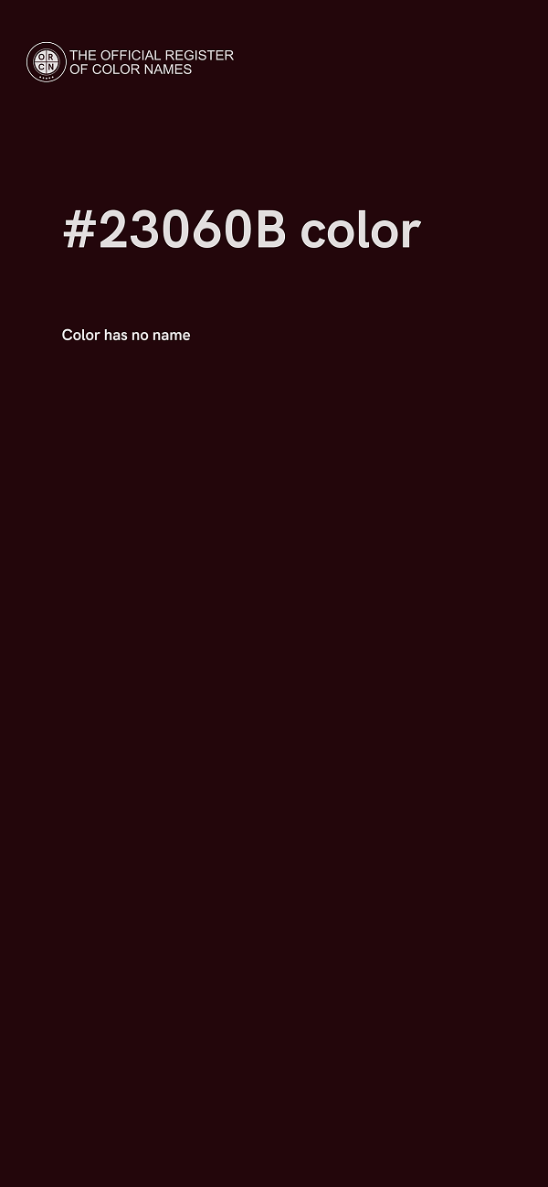 #23060B color image