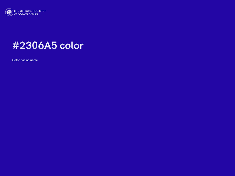 #2306A5 color image