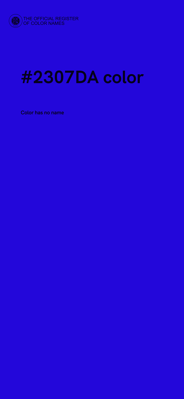 #2307DA color image