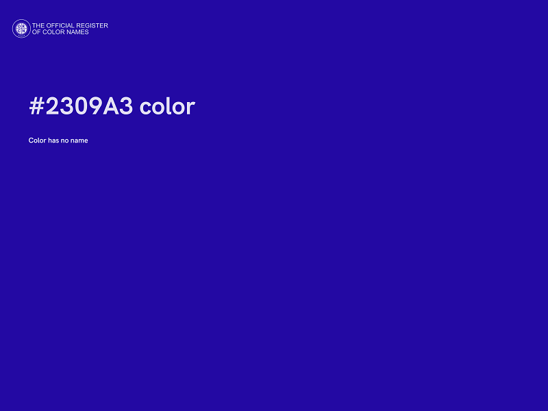 #2309A3 color image