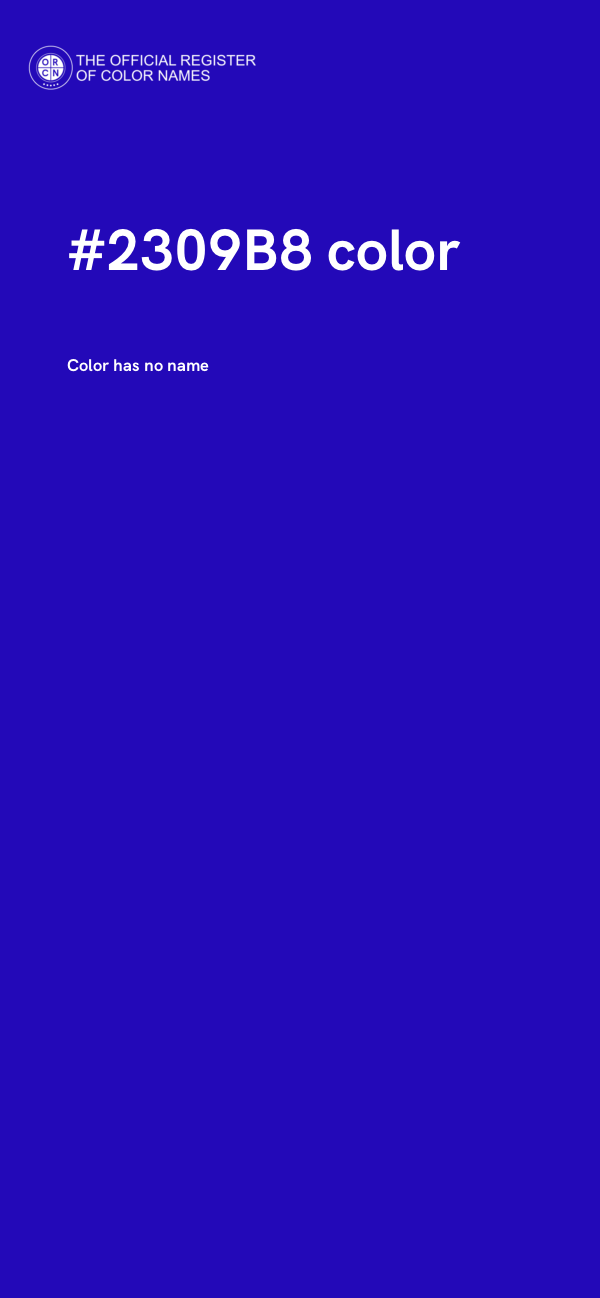 #2309B8 color image