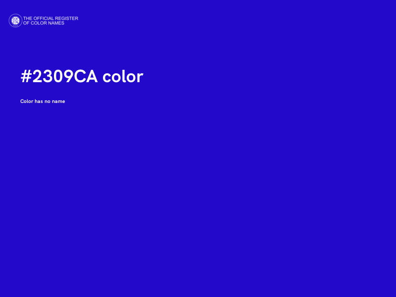 #2309CA color image
