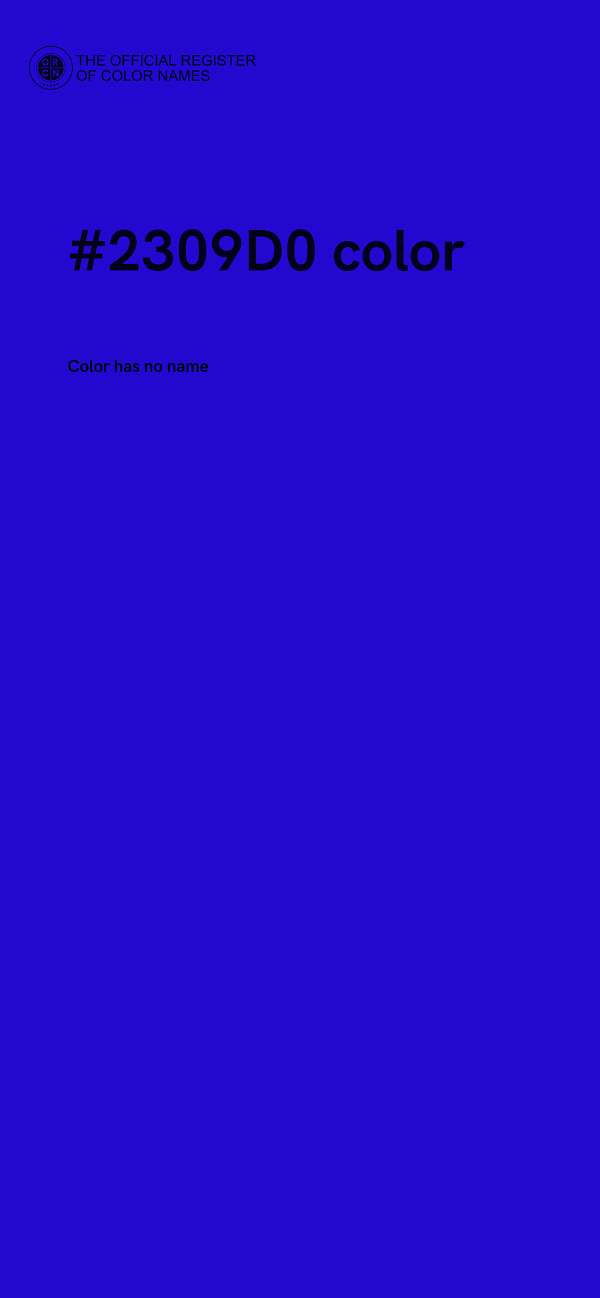 #2309D0 color image
