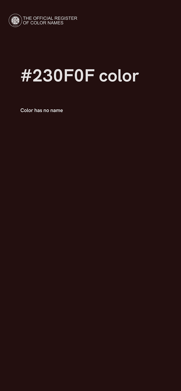 #230F0F color image