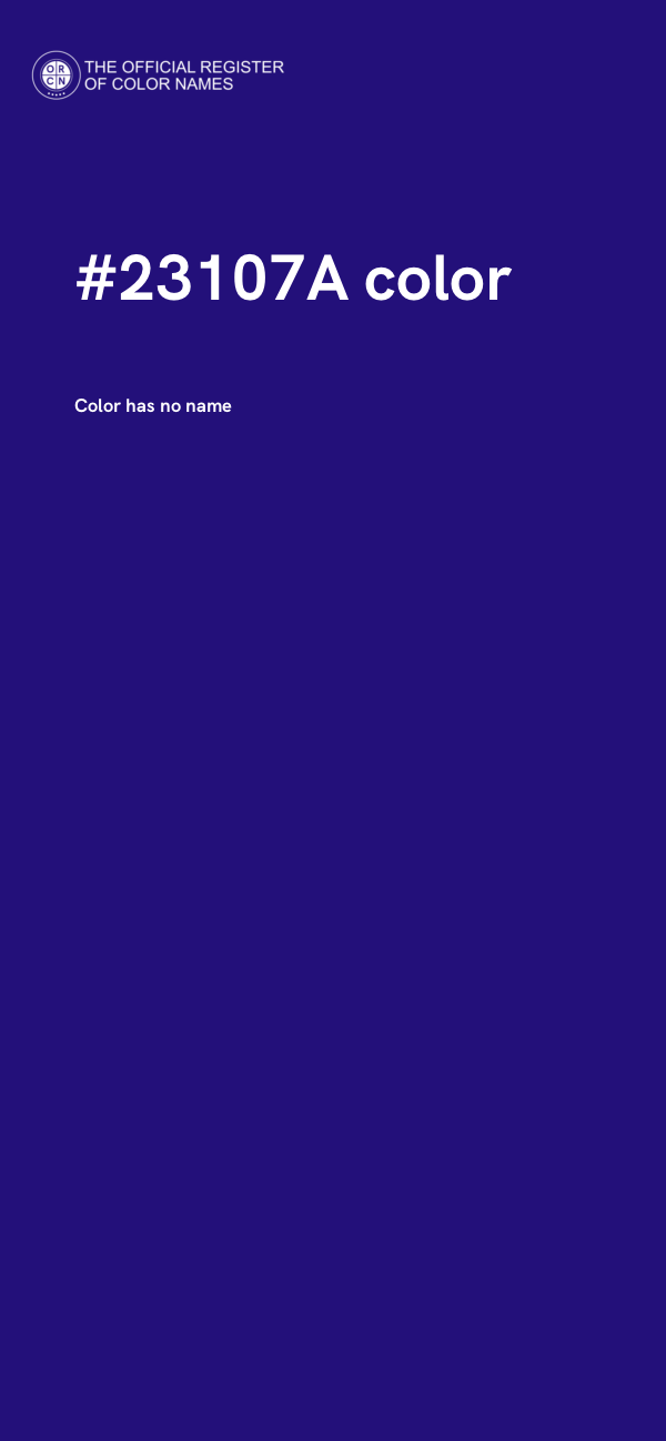 #23107A color image