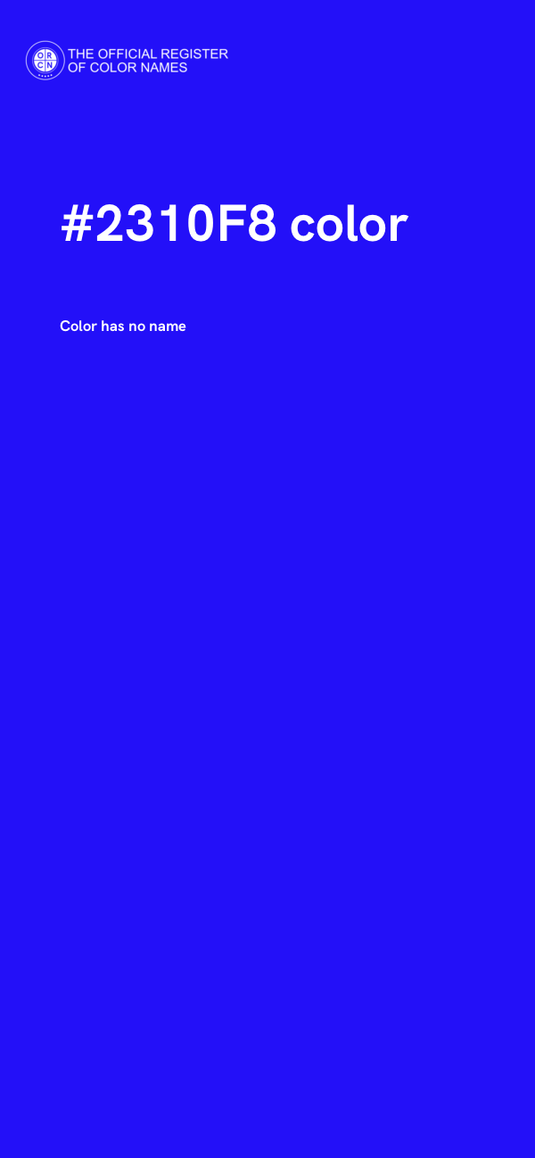 #2310F8 color image