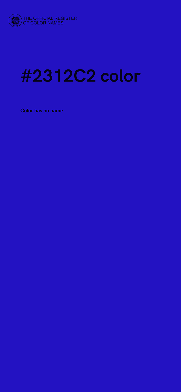 #2312C2 color image