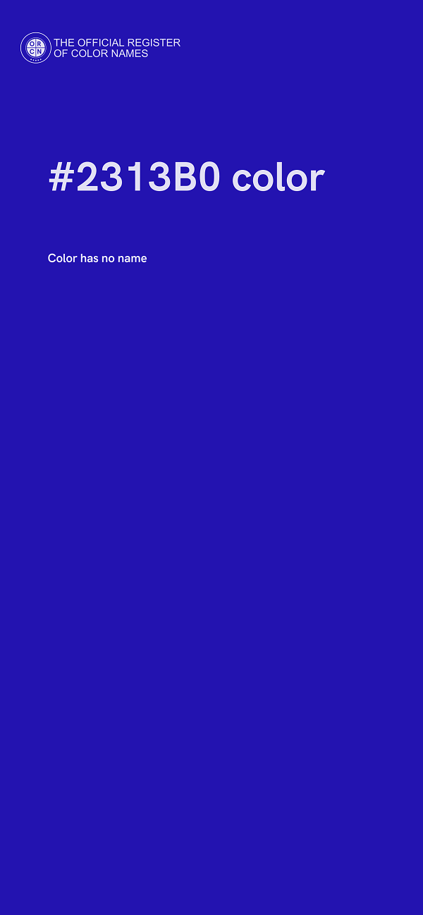 #2313B0 color image