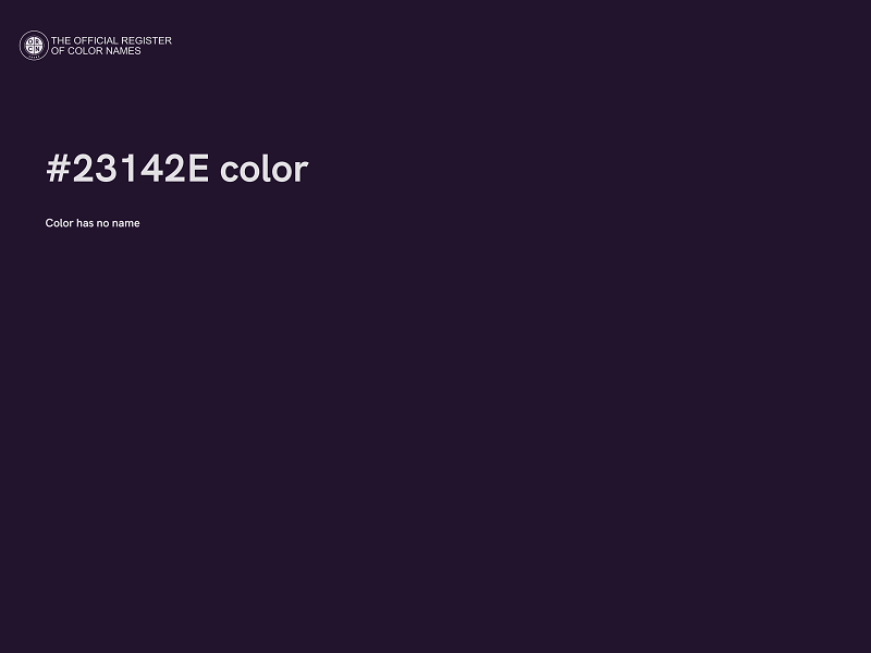 #23142E color image