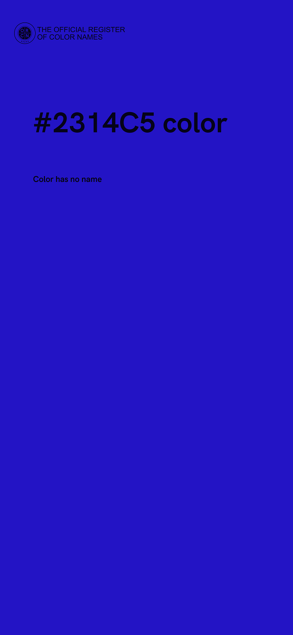 #2314C5 color image