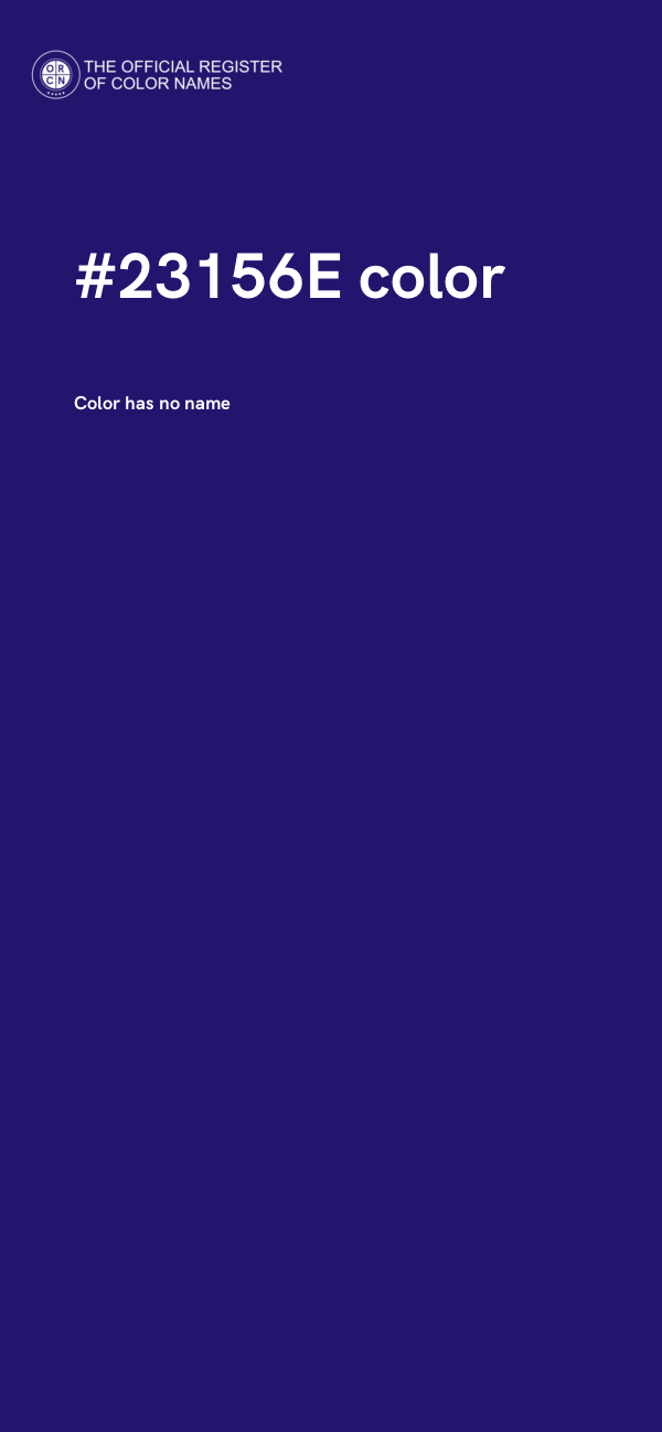 #23156E color image
