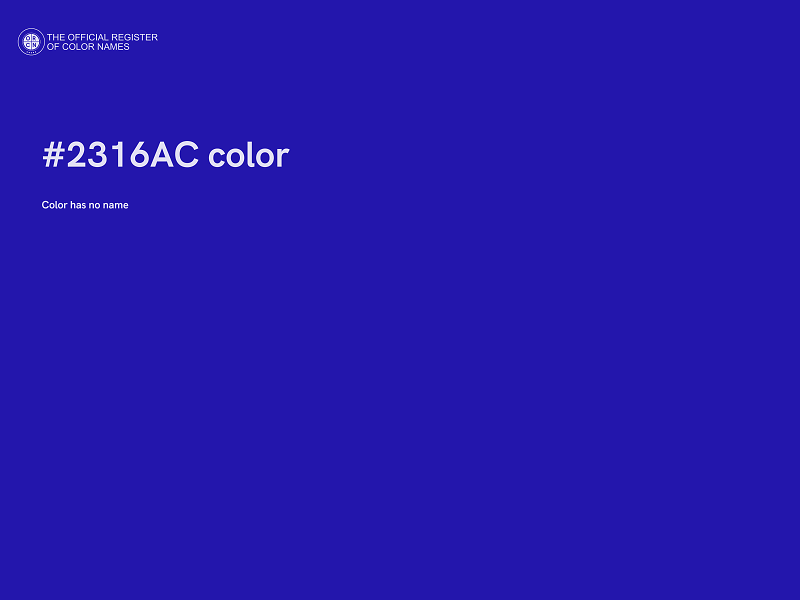 #2316AC color image