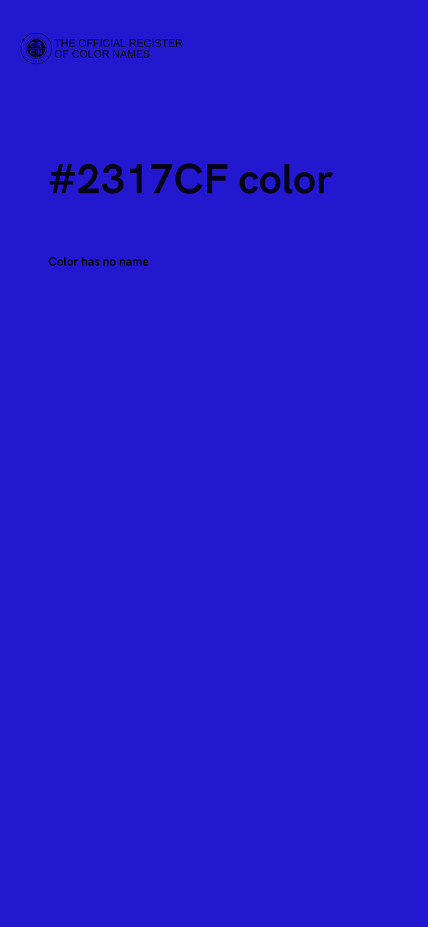 #2317CF color image
