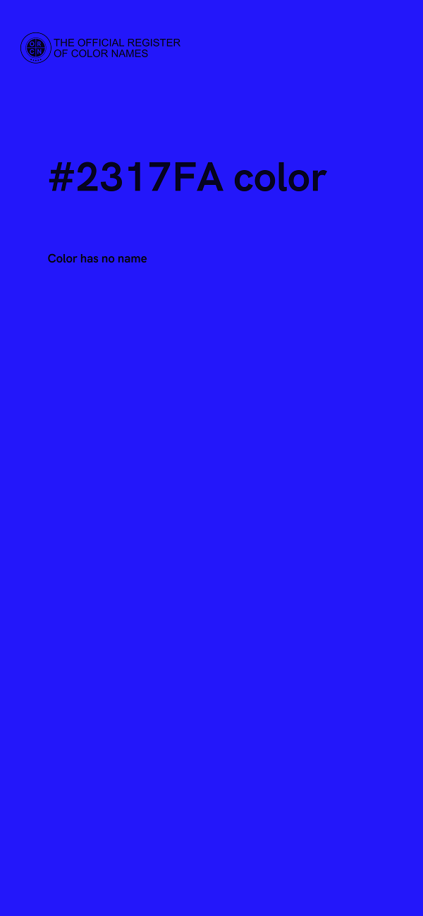 #2317FA color image