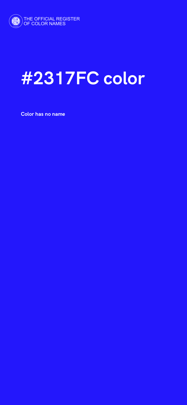#2317FC color image