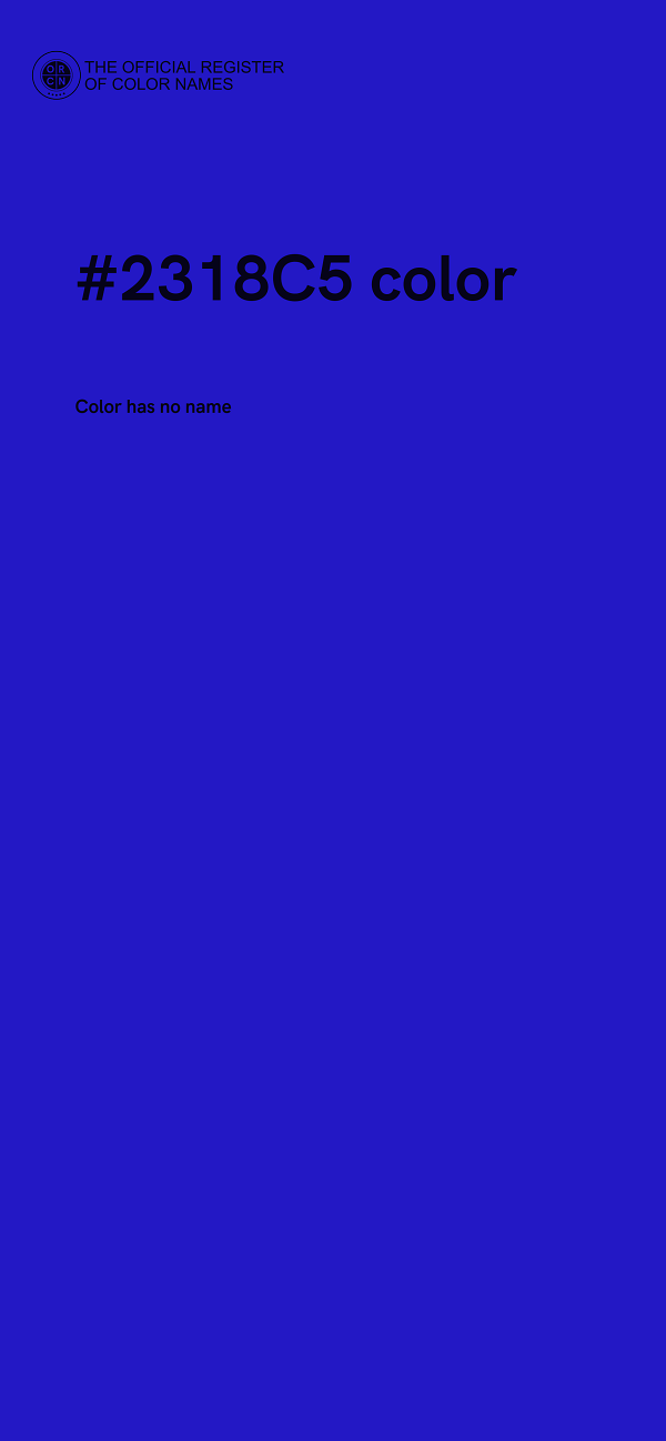 #2318C5 color image
