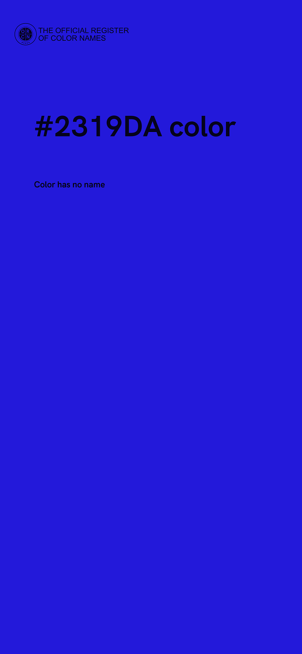 #2319DA color image