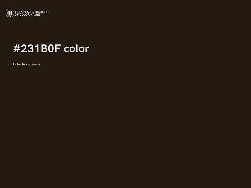 #231B0F color image