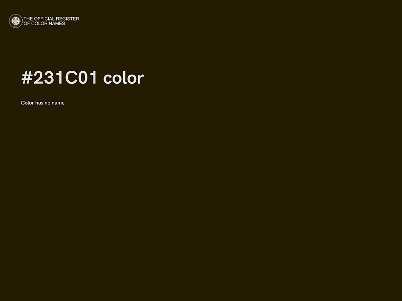 #231C01 color image