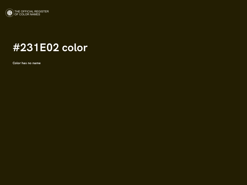 #231E02 color image