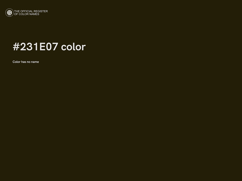 #231E07 color image