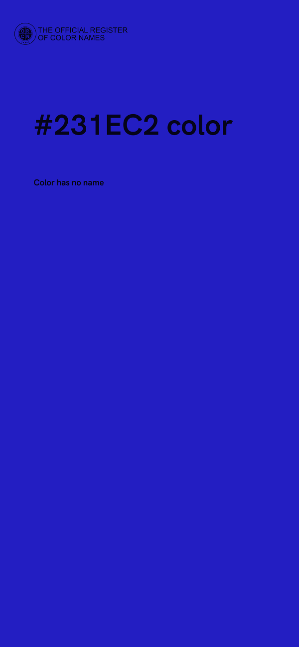 #231EC2 color image