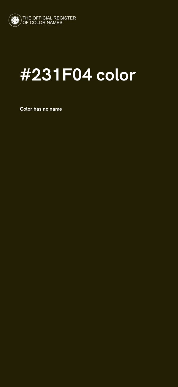 #231F04 color image