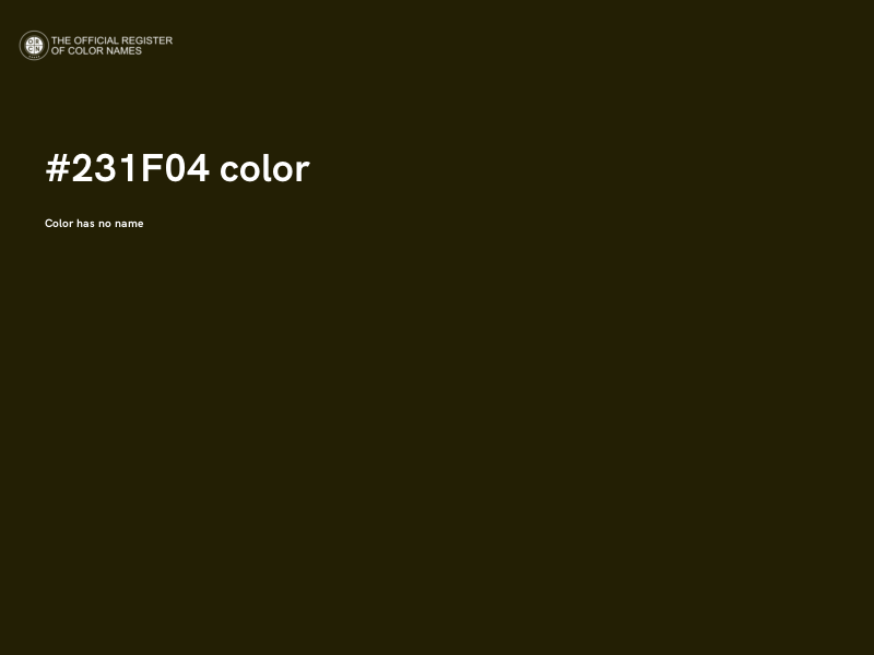 #231F04 color image